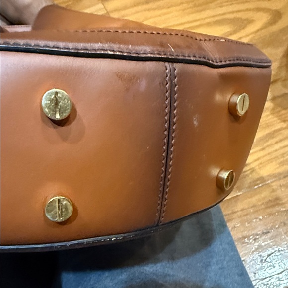 Altuzarra Ghianda Brown Bullrope Large Leather Hobo Shoulder Bag - Picture 10 of 12